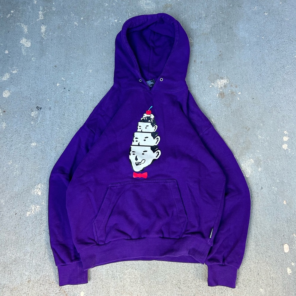 bbc ice cream purple hoodie